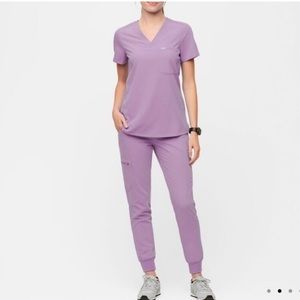 FIGS NWOT limited edition lavender dew scrub set